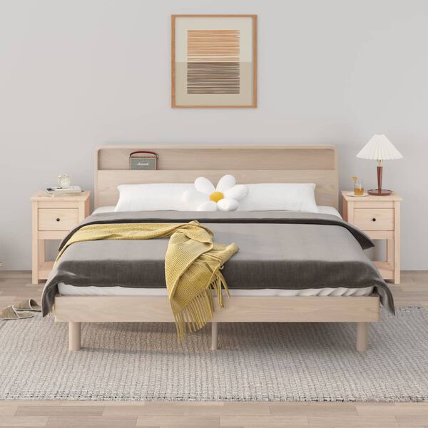 vidaXL Nočn&iacute; stolky 2 ks 40 x 35 x 61,5 cm masivn&iacute; borov&eacute; dřevo