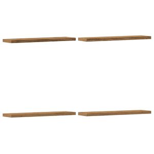 vidaXL N&aacute;stěnn&eacute; police 4 ks dub artisan 40x10x1,5 cm kompozitn&iacute; dřevo