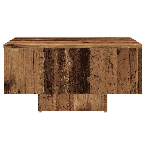 vidaXL Konferenčn&iacute; stolek old wood 60 x 60 x 31,5 cm kompozitn&iacute; dřevo