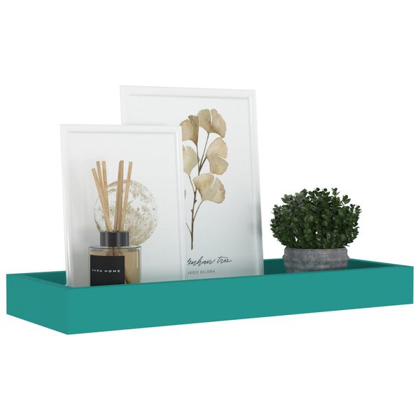 vidaXL N&aacute;stěnn&eacute; police Loggia 4 ks modr&eacute; 40 x 15 x 4 cm MDF