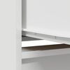 vidaXL Highboard White 29,5x34x119,5 cm Dřevěn&aacute; konstrukce