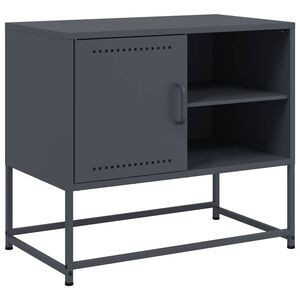 vidaXL TV skř&iacute;ňka antracitov&aacute; 68 x 39 x 60,5 cm ocel