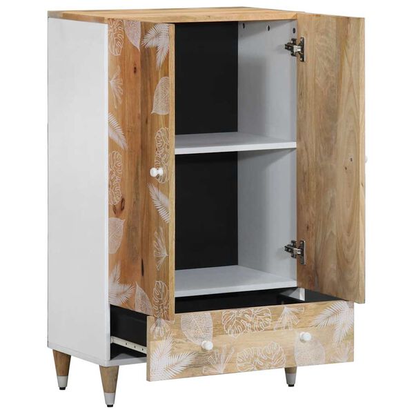 vidaXL Skř&iacute;ň highboard 60x33,5x100 cm masivn&iacute; mangovn&iacute;kov&eacute; dřevo