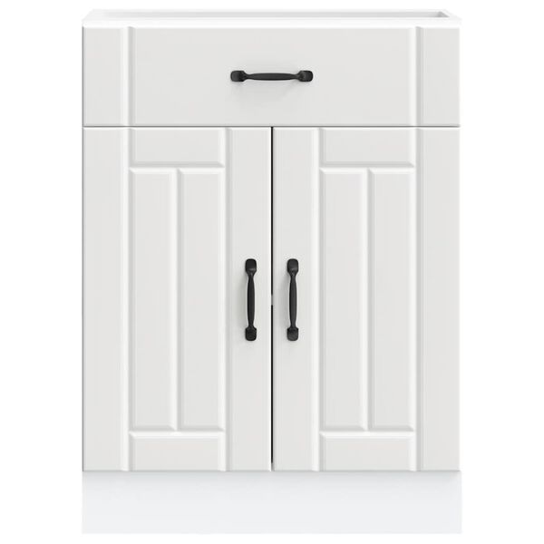 vidaXL Kuchyňsk&aacute; spodn&iacute; skř&iacute;ňka "Lucca" b&iacute;l&yacute; kompozitn&iacute; dřevo