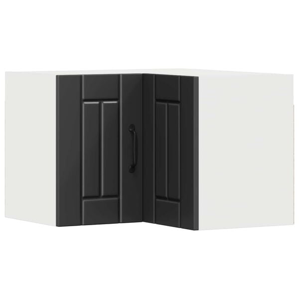 vidaXL Kuchyňsk&aacute; skř&iacute;ň Čern&aacute; 57 x 57 x 40 cm kompozitn&iacute; dřevo