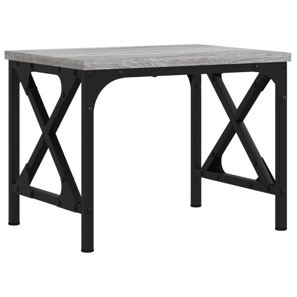 vidaXL Stojan na tiskárnu šedý sonoma 40 x 30 x 31 cm kompozitní dřevo