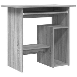 vidaXL Psac&iacute; stůl &scaron;ed&yacute; sonoma 80 x 45 x 74 cm kompozitn&iacute; dřevo