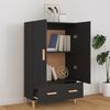 vidaXL Highboard černý 70 x 31 x 115 cm kompozitní dřevo