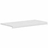 vidaXL Parapet okna B&iacute;l&aacute; 80 x 45 x 4,5 cm PVC