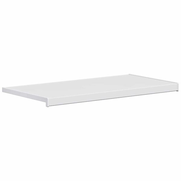 vidaXL Parapet okna B&iacute;l&aacute; 80 x 45 x 4,5 cm PVC