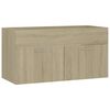 vidaXL Skř&iacute;ňka pod umyvadlo dub sonoma 90x38,5x46 cm kompozitn&iacute; dřevo