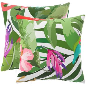 vidaXL Povlak na pol&scaron;t&aacute;ř 2 pcs HEERLEN V&iacute;cebarevn&yacute; 30 x 30 cm