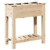 vidaXL Zahradní pěstebník Béžová 71 x 37 x 76.5 cm Pevné jedlové dřevo