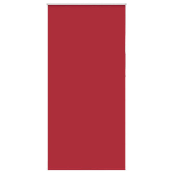 vidaXL Roleta zatemňovac&iacute; červen&aacute; &scaron;&iacute;řka l&aacute;tky 110,7 cm polyester