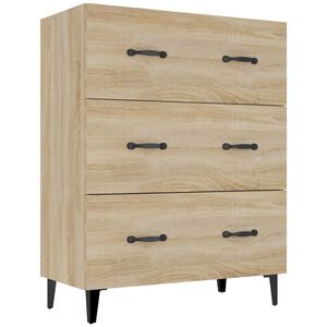 vidaXL Př&iacute;born&iacute;k dub sonoma 69,5 x 34 x 90 cm kompozitn&iacute; dřevo