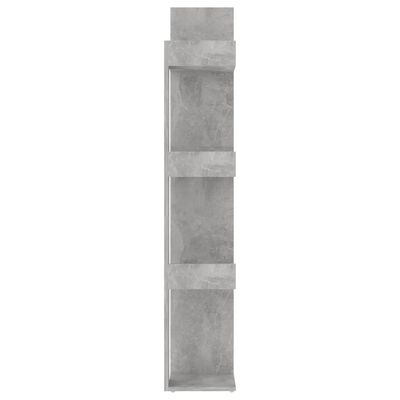 vidaXL Knihovna betonově šedá 86 x 25,5 x 140 cm dřevotříska