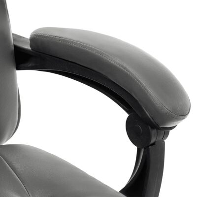 vidaXL Kancelářská židle antracitová umělá kůže