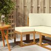 vidaXL Outdoorov&yacute; stoličkov&yacute; benč Masivn&iacute; ak&aacute;tov&eacute; dřevo Př&iacute;rodn&iacute;