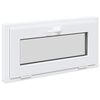 vidaXL Okeno do suter&eacute;nu RISOR 80 x 40 cm PVC a sklo