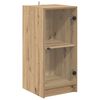 vidaXL Serv&iacute;rovac&iacute; skř&iacute;ň dub artisan 35 x 37 x 76 cm Kompozitn&iacute; dřevo