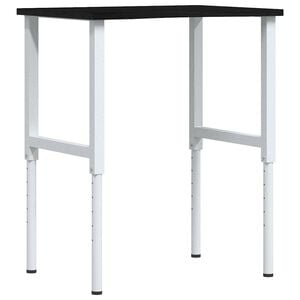 vidaXL Pracovn&iacute; stůl tmavě hněd&yacute; 80 x 60 x (71,5&ndash;98) cm masivn&iacute; dub