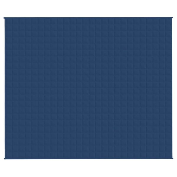 vidaXL Z&aacute;těžov&aacute; deka modr&aacute; 220 x 260 cm 15 kg textil
