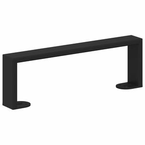 vidaXL N&aacute;bytkov&eacute; nohy 12 ks Čern&aacute; 311 x 40,5 x 100 mm Železo