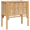 vidaXL Vyv&yacute;&scaron;en&yacute; z&aacute;hon Hněd&aacute; 70 x 35 x 70 cm Bambus