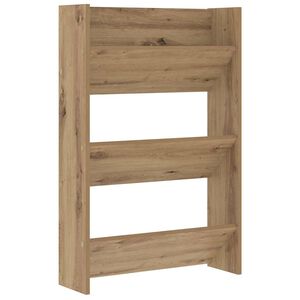 vidaXL Skř&iacute;ň na obuv 60 x 18 x 90 cm Kompozitn&iacute; dřevo Dub artisan
