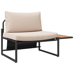 vidaXL Sada zahradních pohovek 2 pcs Taupe Ocel