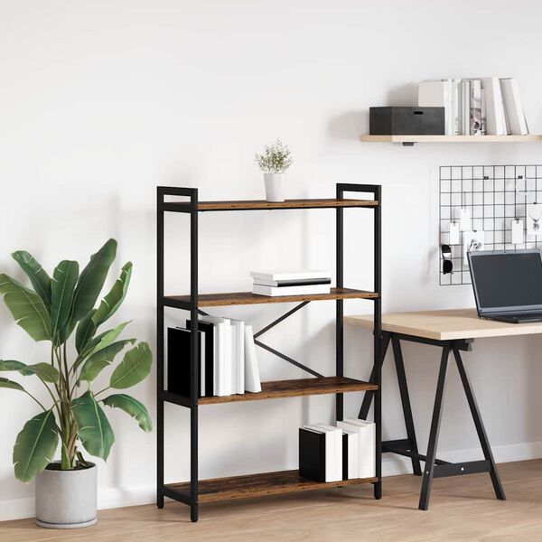 vidaXL Knihovna Star&eacute; dřevo 80 x 30 x 120 cm kompozitn&iacute; dřevo