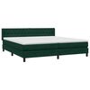 vidaXL Box spring postel s matrac&iacute; tmavě zelen&aacute; 180x210 cm samet