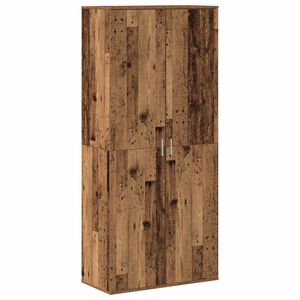 vidaXL Vysok&yacute; bufet 80 x 39 x 178 cm Kompozitn&iacute; dřevo Star&eacute; dřevo