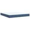 vidaXL Box spring postel s matrac&iacute; modr&aacute; 180 x 200 cm samet