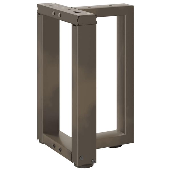 vidaXL Nohy konferenčn&iacute;ho stolku ve tvaru T, 2 ks, čern&eacute;, 38 x 25 x (42-43) cm, ocel