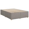 vidaXL Box spring postel s matrac&iacute; taupe 140x190 cm textil