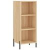 vidaXL Skř&iacute;ň highboard dub sonoma 34,5 x 34 x 180 cm kompozitn&iacute; dřevo
