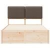 vidaXL R&aacute;m postele s čalouněn&yacute;m čelem s čelo Taupe 120 x 200 cm