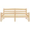 vidaXL R&aacute;m postele masivn&iacute; borov&eacute; dřevo 120 x 200 cm