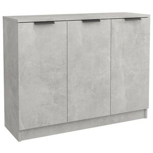 vidaXL Př&iacute;born&iacute;k betonově &scaron;ed&yacute; 90,5 x 30 x 70 cm kompozitn&iacute; dřevo