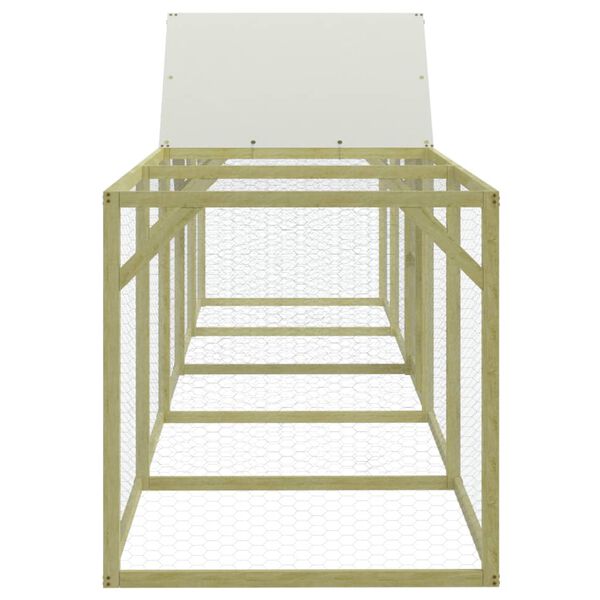 vidaXL Kurn&iacute;k 500 x 100 x 150 cm impregnovan&eacute; masivn&iacute; borov&eacute; dřevo