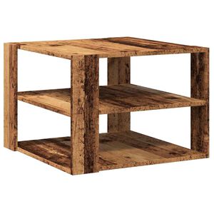 vidaXL Konferenčn&iacute; stolek old wood 58x58x40 cm kompozitn&iacute; dřevo