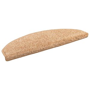 vidaXL Samolepic&iacute; schodov&eacute; rohože 15 ks 80 x 24,5 x 3,5 cm Zlat&aacute;