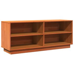 vidaXL Botn&iacute;k voskově hněd&yacute; 110 x 34 x 45 cm masivn&iacute; borov&eacute; dřevo