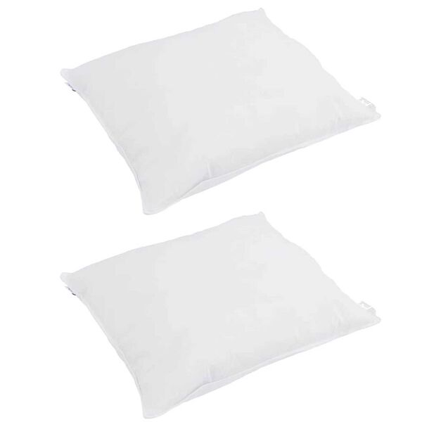 vidaXL Pol&scaron;t&aacute;ř s pol&scaron;t&aacute;řem 2 pcs B&iacute;l&aacute; 80 x 80 cm Peř&iacute;