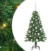 vidaXL Uměl&yacute; v&aacute;nočn&iacute; stromeček Zelen&aacute; 120 cm PVC, ocel a plast