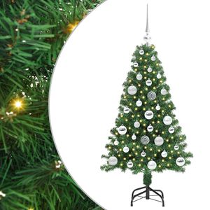 vidaXL Uměl&yacute; v&aacute;nočn&iacute; stromeček Zelen&aacute; 120 cm PVC, ocel a plast