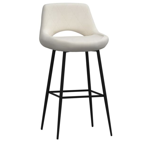 vidaXL Barov&eacute; židle 2 ks kr&eacute;mov&eacute; samet