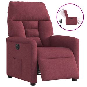 vidaXL Elektrick&eacute; polohovac&iacute; křeslo v&iacute;nov&eacute; textil