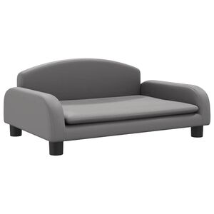 vidaXL Pel&iacute;&scaron;ek pro psy &scaron;ed&yacute; 70 x 45 x 30 cm uměl&aacute; kůže